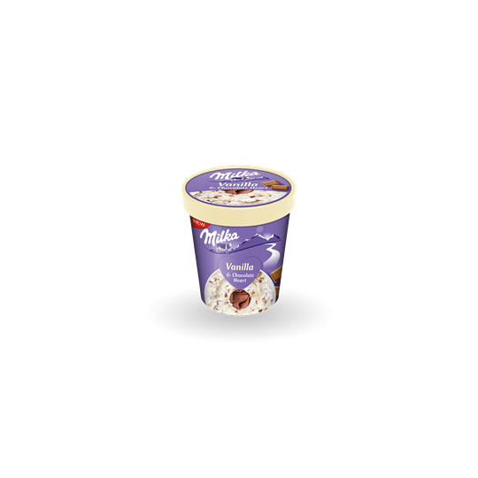 TUB MILKA VAINILLA/CHOCOLATE